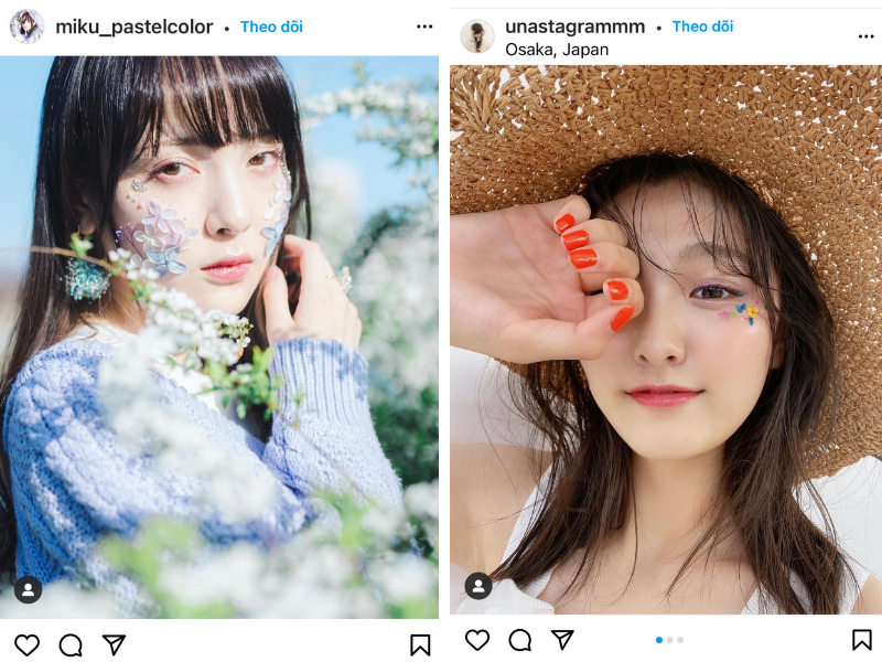 makeup bằng hoa makeup bằng hoa